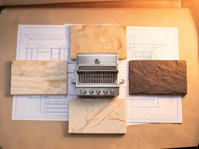 Outdoor kitchen inspiration board